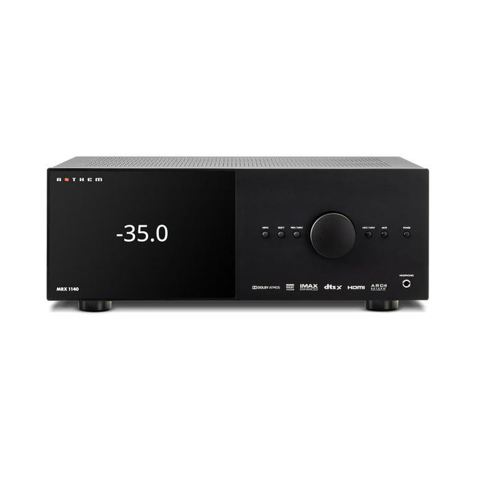 Anthem MRX 1140 8K | Récepteur cinéma maison - Préamplificateur 15.2 canaux et Amplificateur 11 canaux - 140 W - Noir