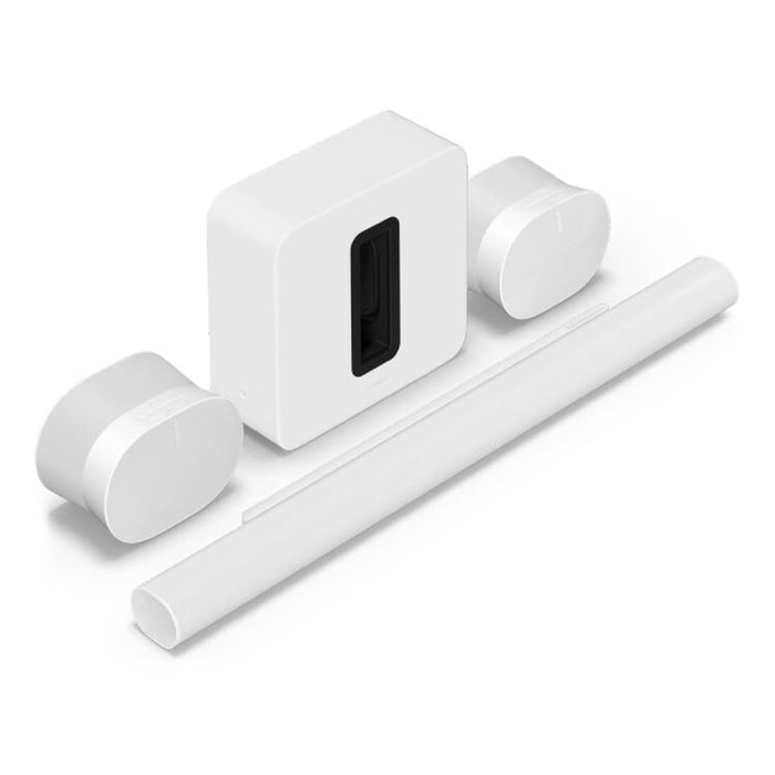 Sonos | Ensemble immersif suprême avec Arc Ultra - 9.1.4 Canaux + 2 Era 300 + Sub 4 - Blanc