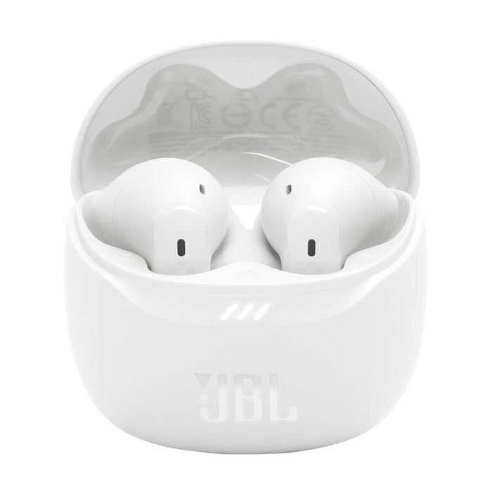 JBL Tune Flex 2 | Écouteurs intra-auriculaires - 100% Sans fil - Bluetooth - Réduction de bruit - 6 Microphones - IP54 - Blanc-SONXPLUS.com