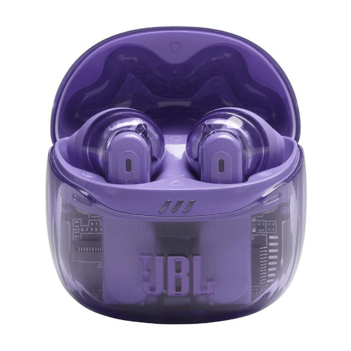 JBL Tune Flex 2 | Écouteurs intra-auriculaires - 100% Sans fil - Bluetooth - Réduction de bruit - 6 Microphones - IP54 - Mauve Fantôme-SONXPLUS.com