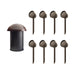 Paradigm Garden Oasis Essentials System | Ensemble d'Haut-parleurs Extérieur - 8 Haut-parleurs - 1 Caisson de grave - Bronze-SONXPLUS.com