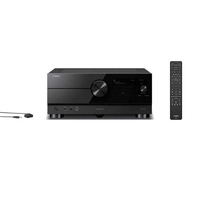 Yamaha RXA4A | Récepteur AV cinéma maison 7.2 - Série Aventage - HDMI 8K - MusicCast - HDR10+ - 100W à 7.2 canaux - Zone 2 - Noir-SONXPLUS.com
