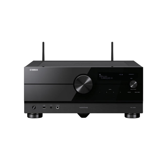 Yamaha RXA8A | Récepteur AV cinéma maison 11.2 - Série Aventage - HDMI 8K - MusicCast - HDR10+ - 150W X 11 avec Zone 3 - Noir-SONXPLUS.com