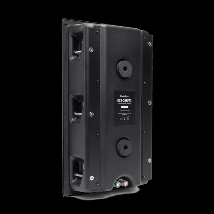 Paradigm DCS-208FR3 | Caisson de Graves "Sub" - Encastré - Mural - Série Défiance - Boîtier résistant au feu - Blanc - Surface prête à peindre-SONXPLUS.com