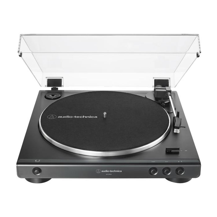 Audio-Technica AT-LP60XBK | Table tournante Stéréo - Entraînement par courroie - Entièrement automatique - Noir-SONXPLUS.com
