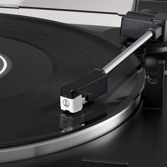 Audio-Technica AT-LP60XBK | Table tournante Stéréo - Entraînement par courroie - Entièrement automatique - Noir-SONXPLUS.com