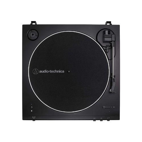 Audio-Technica AT-LP60XBTBK | Table tournante Stéréo - Sans fil - Bluetooth - Entraînement par courroie - Entièrement automatique - Noir-SONXPLUS.com