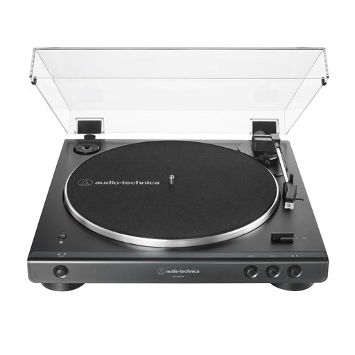 Audio-Technica AT-LP60XBTBK | Table tournante Stéréo - Sans fil - Bluetooth - Entraînement par courroie - Entièrement automatique - Noir-SONXPLUS.com