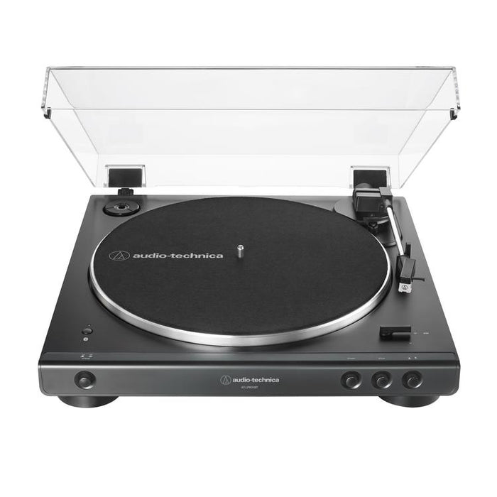 Audio-Technica AT-LP60XBTBK | Table tournante Stéréo - Sans fil - Bluetooth - Entraînement par courroie - Entièrement automatique - Noir-SONXPLUS.com