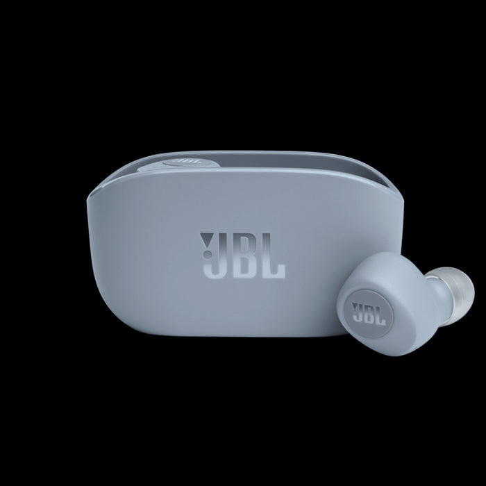 JBL Vibe 100TWS | Écouteurs 100% sans fil intra-auriculaires - Bluetooth - Isolation sonore - Microphone - Bleu-SONXPLUS.com