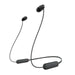 Sony WI-C100 | Écouteurs intra-auriculaires - Sans fil - Bluetooth - Autour du cou - Microphone - IPX4 - Noir-SONXPLUS.com