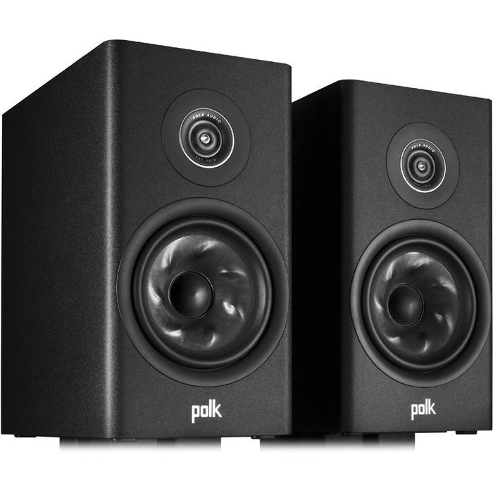 Polk Reserve R200 | Ensemble d'Haut-parleurs de bibliothèque - Excellent détail home cinéma - Noir - Paire-SONXPLUS.com