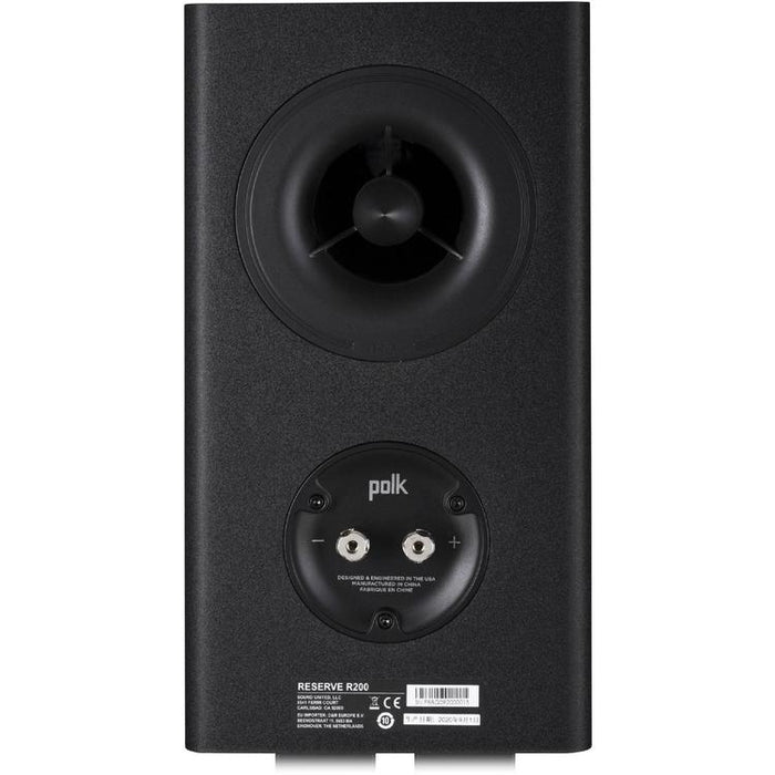 Polk Reserve R200 | Ensemble d'Haut-parleurs de bibliothèque - Excellent détail home cinéma - Noir - Paire-SONXPLUS.com