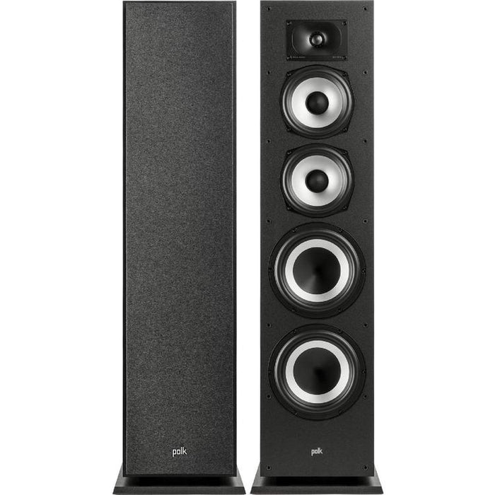 Polk Monitor XT70 | Haut-parleurs de plancher - Tour - Certifié Hi-Res Audio - Noir - Paire-SONXPLUS.com