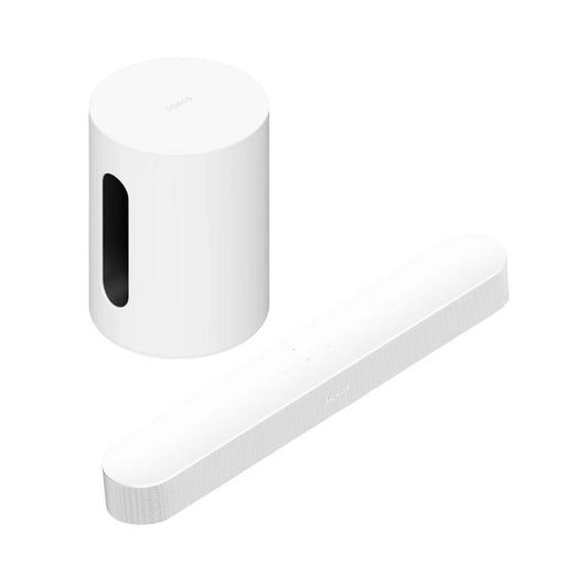 Sonos | Ensemble de divertissement avec Beam (Gén.2) et Mini-Sub - Blanc-SONXPLUS.com