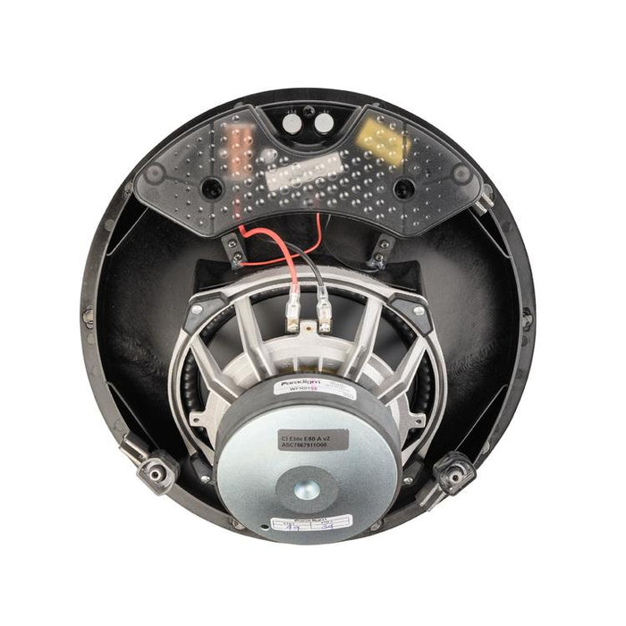 Paradigm CI Elite E80-A V2 | Haut-parleur encastré - Plafonnier - SHOCK-MOUNT - Blanc - Surface prête à peindre - Unité-SONXPLUS.com