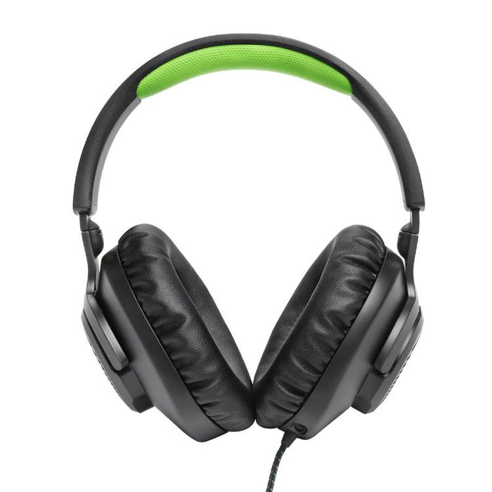 JBL Quantum 100X | Casque de jeu filaire circum-auriculaire - Pour Console X-box - Noir/Vert