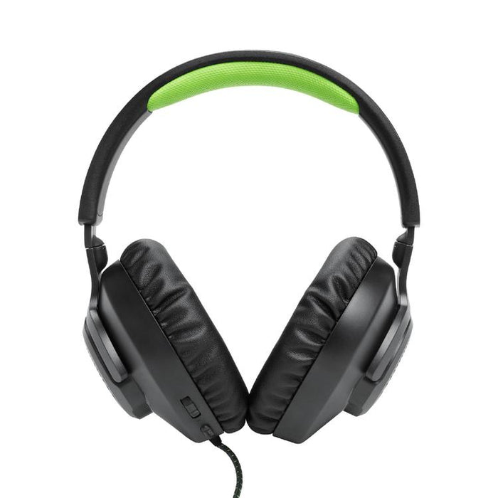JBL Quantum 100X | Casque de jeu filaire circum-auriculaire - Pour Console X-box - Noir/Vert