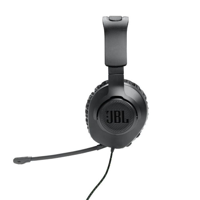 JBL Quantum 100X | Casque de jeu filaire circum-auriculaire - Pour Console X-box - Noir/Vert