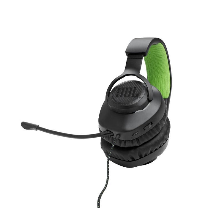JBL Quantum 100X | Casque de jeu filaire circum-auriculaire - Pour Console X-box - Noir/Vert