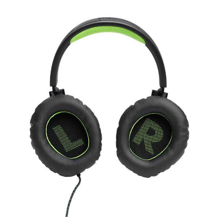 JBL Quantum 100X | Casque de jeu filaire circum-auriculaire - Pour Console X-box - Noir/Vert