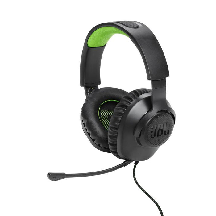 JBL Quantum 100X | Casque de jeu filaire circum-auriculaire - Pour Console X-box - Noir/Vert