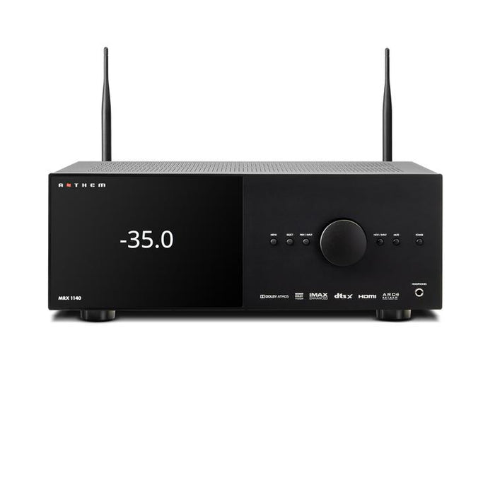 Anthem MRX 1140 8K | Récepteur cinéma maison - Préamplificateur 15.2 canaux et Amplificateur 11 canaux - 140 W - Noir