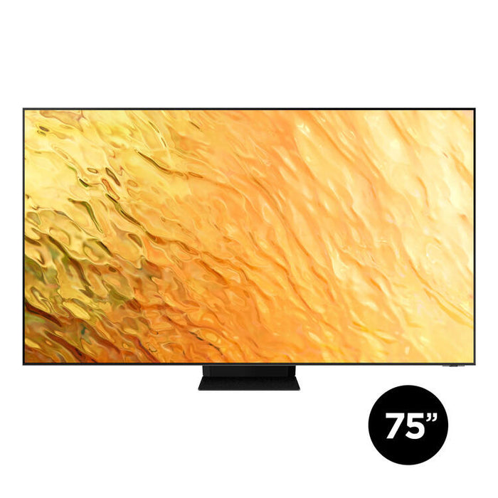 Samsung QN75QN800CFXZC | Téléviseur intelligent 75" Série QN800C - Neo QLED - 8K - Neo Quantum HDR 8K+ - Quantum Matrix Pro avec Mini LED