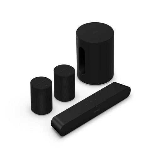 Sonos | Ensemble immersif avec Ray - Sub Mini - 2 x Era 100 - Noir-SONXPLUS.com