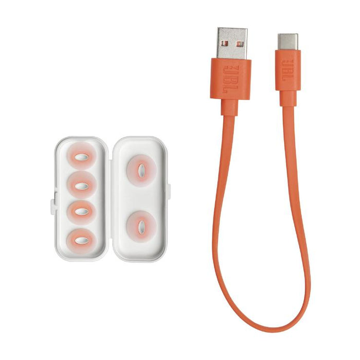 JBL Tune Flex | Écouteurs intra-auriculaires - 100% Sans fil - Bluetooth - Réduction de bruit - Conception Stick-open - IPX4 - Blanc-SONXPLUS.com