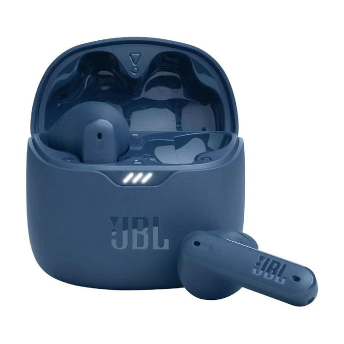 JBL Tune Flex | Écouteurs intra-auriculaires - 100% Sans fil - Bluetooth - Réduction de bruit - Conception Stick-open - IPX4 - Bleu-SONXPLUS.com