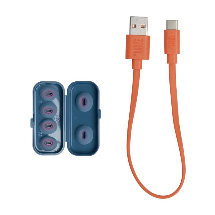 JBL Tune Flex | Écouteurs intra-auriculaires - 100% Sans fil - Bluetooth - Réduction de bruit - Conception Stick-open - IPX4 - Bleu-SONXPLUS.com