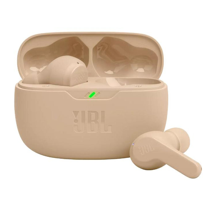JBL Vibe Beam | Écouteurs intra-auriculaires - Sans fil - Bluetooth - Technologie Smart Ambient - Beige-SONXPLUS.com