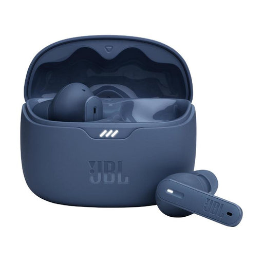 JBL Tune Beam | Écouteurs intra-auriculaires - 100% Sans fil - Bluetooth - Smart Ambient - Conception Stick-open - Bleu-SONXPLUS.com