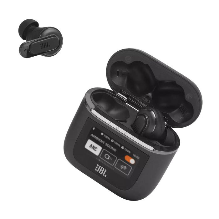 JBL TOUR PRO 2 | Écouteurs intra-auriculaires - Sans fil - Bluetooth - True ANC - 6 microphones - Étui intelligent - Noir