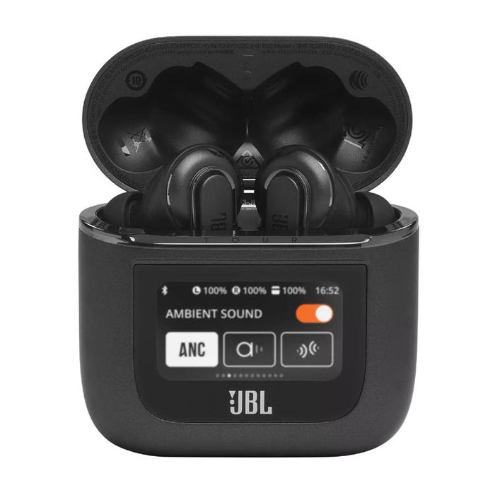 JBL TOUR PRO 2 | Écouteurs intra-auriculaires - Sans fil - Bluetooth - True ANC - 6 microphones - Étui intelligent - Noir