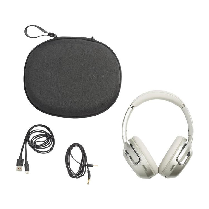 JBL Tour One M2 | Écouteurs circum-auriculaires - Sans fil - Bluetooth - Réduction de Bruit Adaptative - Champagne-SONXPLUS.com