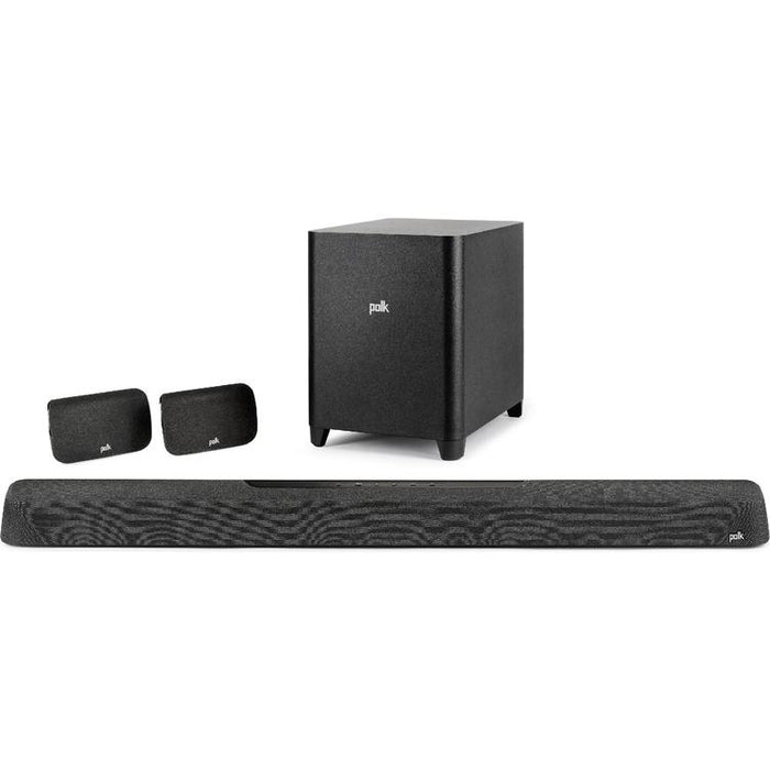Polk MagniFi MAX AX SR | Système Cinéma maison 7.1.2 - Barre de son - Caisson de graves 10" sans fil - Dolby Atmos - Noir