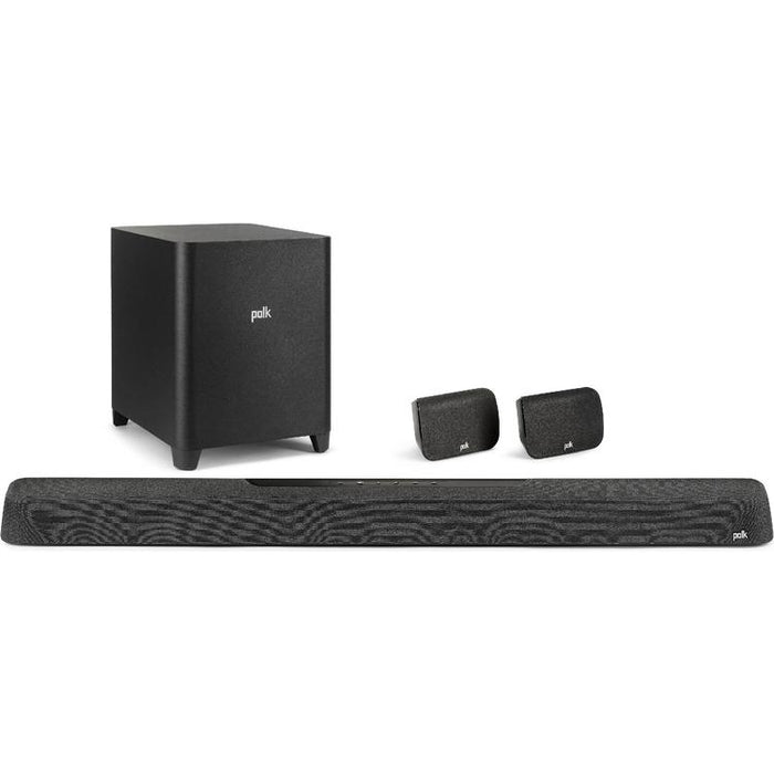 Polk MagniFi MAX AX SR | Système Cinéma maison 7.1.2 - Barre de son - Caisson de graves 10" sans fil - Dolby Atmos - Noir