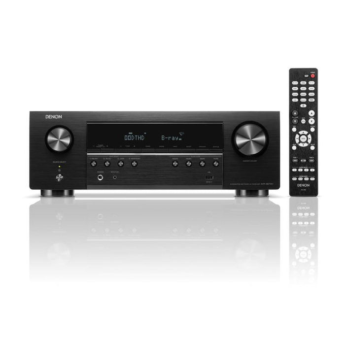 DENON AVRS670H | Récepteur AV cinéma maison 5.2 Canaux - HDMI 8K - Heos intégré - Bluetooth - Wi-Fi - Noir-SONXPLUS.com
