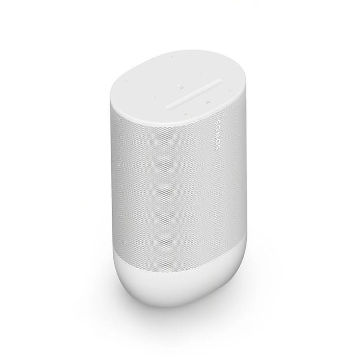 Sonos Move 2 | Haut-parleur sans fil - Stéréo - Commande Vocale - Jusqu'à 24 heures d'autonomies - Blanc-SONXPLUS.com
