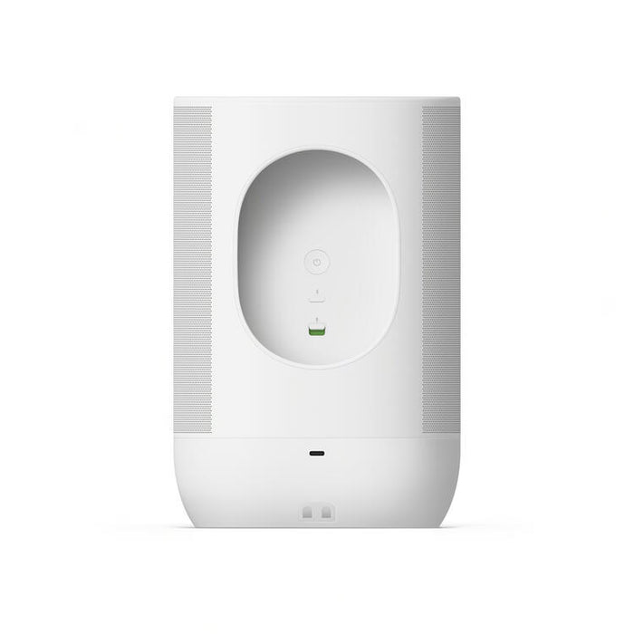 Sonos Move 2 | Haut-parleur sans fil - Stéréo - Commande Vocale - Jusqu'à 24 heures d'autonomies - Blanc-SONXPLUS.com