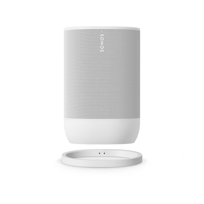 Sonos Move 2 | Haut-parleur sans fil - Stéréo - Commande Vocale - Jusqu'à 24 heures d'autonomies - Blanc-SONXPLUS.com