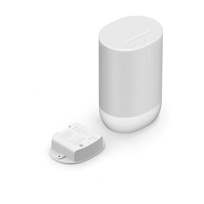 Sonos Move 2 | Haut-parleur sans fil - Stéréo - Commande Vocale - Jusqu'à 24 heures d'autonomies - Blanc-SONXPLUS.com