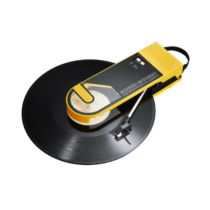 Audio-Technica AT-SB727-BK | Table tournante SoundBurger portable - Autonomie 12 heures - Jaune-SONXPLUS.com