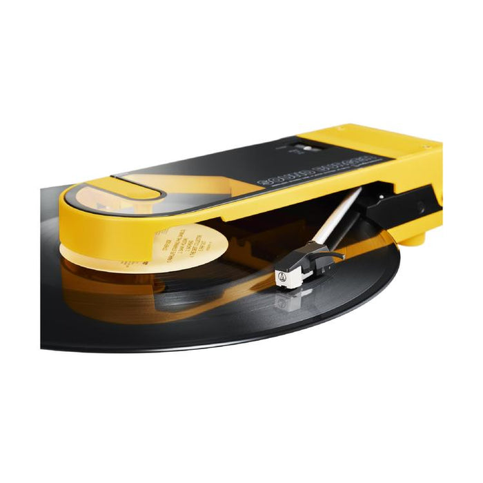 Audio-Technica AT-SB727-BK | Table tournante SoundBurger portable - Autonomie 12 heures - Jaune-SONXPLUS.com