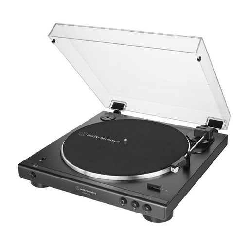 Audio-Technica AT-LP60XBT-USB-BK | Table tournante Stéréo - Entièrement automatique - Entraînement par courroie - USB - Bluetooth - Noir-SONXPLUS.com