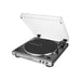 Audio-Technica AT-LP60X-GM | Table tournante Stéréo - Entraînement par courroie - Entièrement automatique - Métal Gun-SONXPLUS.com