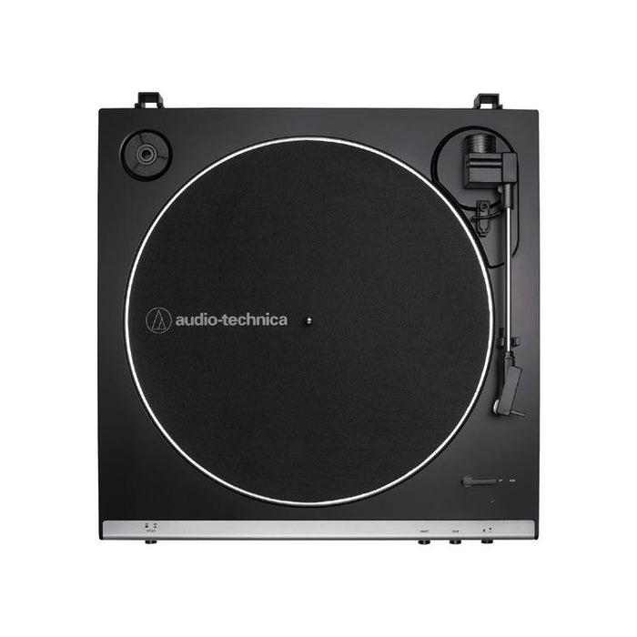 Audio-Technica AT-LP60X-GM | Table tournante Stéréo - Entraînement par courroie - Entièrement automatique - Métal Gun-SONXPLUS.com