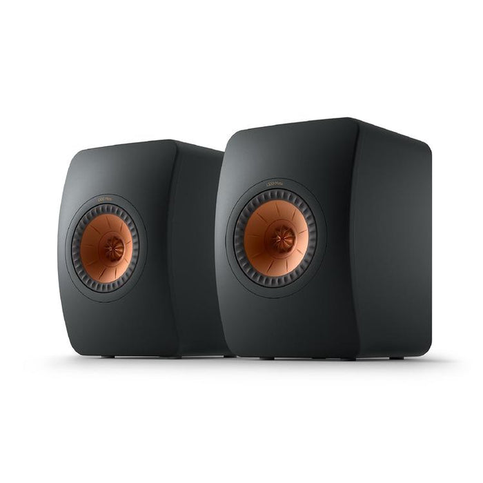 KEF LS50 META | Haut-parleurs HiFi Uni-Q 12e génération - Bass reflex 2 voies - Technologhie d'absorption Metamaterial - Noir Carbone - Paire-SONXPLUS.com